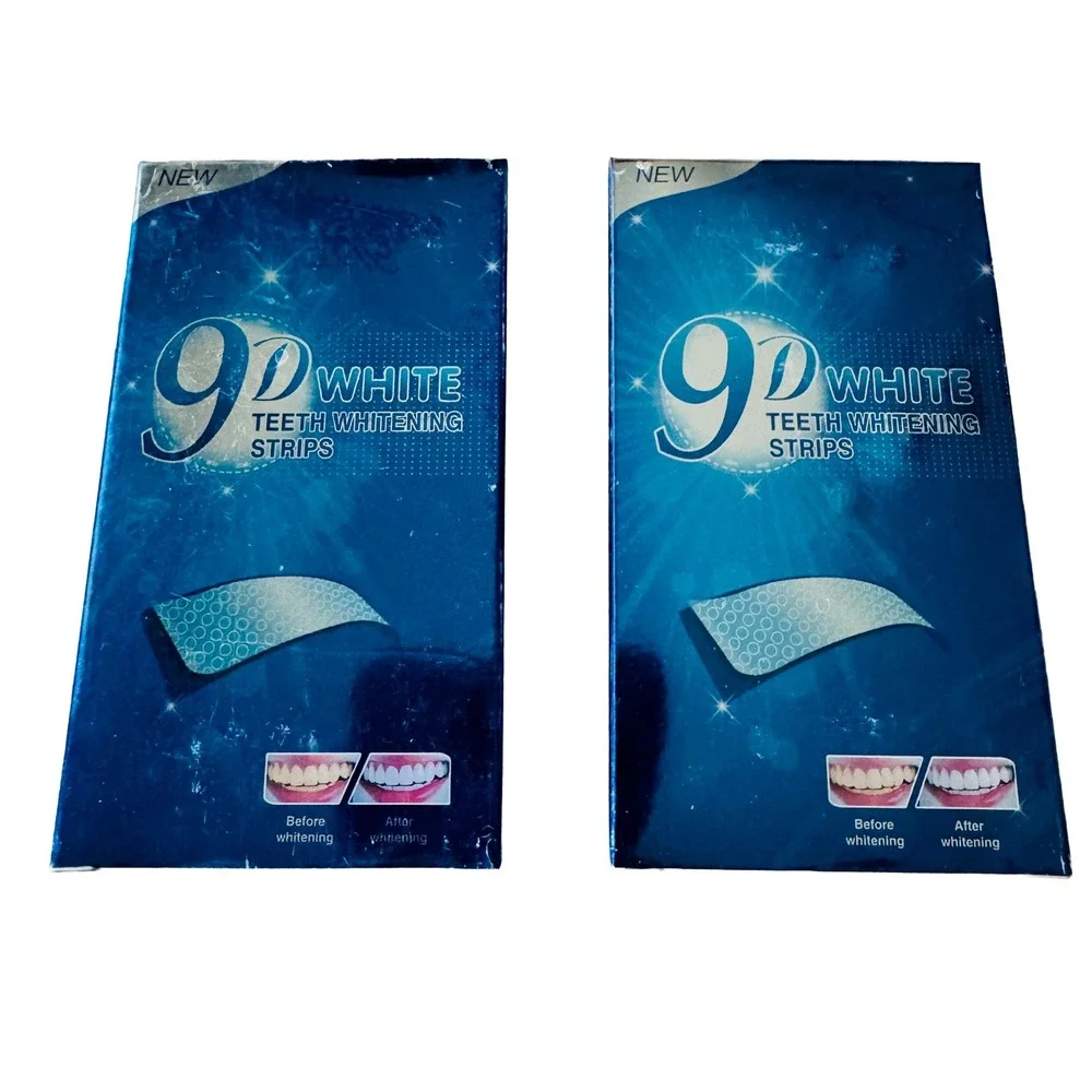 9D Teeth Whitening Strips 2 Pcs New Brightening Oral Care